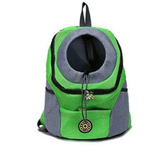 Load image into Gallery viewer, Outdoor Pet Dog Carrier Bag Portable Travel Backpack Front Bag Double Shoulder Mesh Backpack Head Carrying Bags For Cat