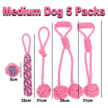 Load image into Gallery viewer, 12Pcs Large Dog Toy Sets Chew Rope Toys for Dog Chewing Toys for Dog Outdoor Teeth Clean Toy for Big Dogs Juguete para Perros