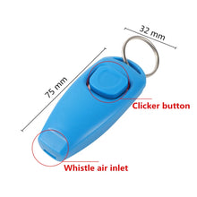 Load image into Gallery viewer, Pet Dog Whistle And Clicker Puppy Stop Barking Training Aid Tool Clicker Portable Trainer Pet Products Supplies 1 Pc