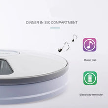 Load image into Gallery viewer, Round Timing Feeder Automatic Pet Feeder 6 Meals 6 Grids Cat Dog Electric Dry Food Dispenser 24 Hours Feed Pet Supplies 40% Off