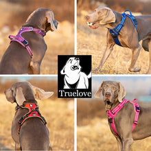Load image into Gallery viewer, Truelove Pet Reflective Nylon Dog Harness No Pull Adjustable Medium Large Naughty Dog Vest Safety Vehicular Lead Walking Running