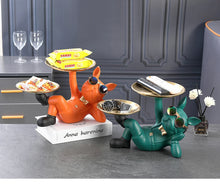 Load image into Gallery viewer, Bulldog Animal Figurines Cool Dog Statue Sculpture Living Study Room Bedroom Decor Home Interior Decoration Accessories