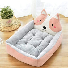 Load image into Gallery viewer, Funny Pet Dog Bed Mats Animal Cartoon Shaped for Large Dogs Cat Sofa Kennels Cat House Dog Pad Teddy Mats Big Blanket Supplies