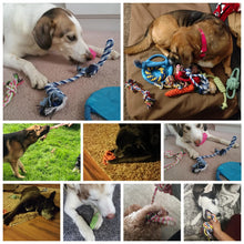 Load image into Gallery viewer, 12Pcs Large Dog Toy Sets Chew Rope Toys for Dog Chewing Toys for Dog Outdoor Teeth Clean Toy for Big Dogs Juguete para Perros