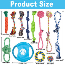 Load image into Gallery viewer, 12Pcs Large Dog Toy Sets Chew Rope Toys for Dog Chewing Toys for Dog Outdoor Teeth Clean Toy for Big Dogs Juguete para Perros