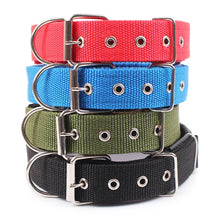 Load image into Gallery viewer, Solid Dog Collars Nylon Dog Collar For Small Medium Large Dogs Teddy Keji Pitbull Bulldog Beagle