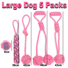 Load image into Gallery viewer, 12Pcs Large Dog Toy Sets Chew Rope Toys for Dog Chewing Toys for Dog Outdoor Teeth Clean Toy for Big Dogs Juguete para Perros