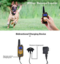 Load image into Gallery viewer, Electric Dog Training Collar Waterproof Dog Bark Collar Pet With Remote Control Rechargeable Anti Barking Device All Size Dogs
