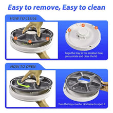 Load image into Gallery viewer, Round Timing Feeder Automatic Pet Feeder 6 Meals 6 Grids Cat Dog Electric Dry Food Dispenser 24 Hours Feed Pet Supplies 40% Off