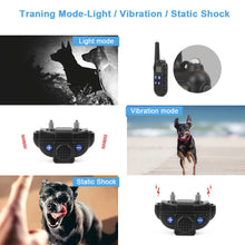 Load image into Gallery viewer, 2km Dog Training Collar With Walkie-Talkie Rechargeable Dog Shock Vibration Beep Waterproof Training Collars for large small dog