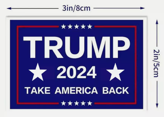 π₯ 5PCS SET DONALD TRUMP NEW 2024 STICKERS DECALS TAKE SAVE AMERICA BACK MAGA!