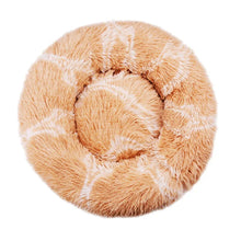 Load image into Gallery viewer, 40-90cm Round Pet Bed for Large Dog Bed Super Soft Cat Bed Long Plush Dog House for Medium Dog House Winter Warm Sleeping