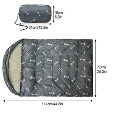 Load image into Gallery viewer, Dog Sleeping Bag Bone Pet Sleep Mat Outdoor Camping Warm Kennel Pad Dog Bed Blanket dog beds for medium dogs pet supplies puppy