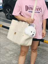 Load image into Gallery viewer, Portable Dog Carrier Cat And Dog Outgoing Bag Breathable Pet Carrying Pouch Travel Duffle for Cats Small Dogs Car Seat Carrier