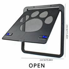 Load image into Gallery viewer, Pet Door Outdoor Dogs Cats Window Gate House Enter Freely Fashion Pretty Garden New Safe Lockable Screen Easy Install Dog Gate