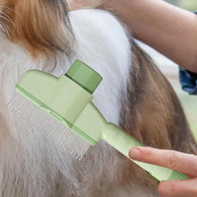 Load image into Gallery viewer, Dog Grooming Comb Cat /Dog Hair Remover Brush Long Hair Pet Self Cleaning Row Pet Removes Hairs Cleaning Bath Brush Dog Supplies