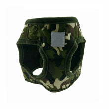 Load image into Gallery viewer, Dog Harness Leash Set Cute Army Small Dog Harness Cats Walking Chest Vest Canvas Pets Puppy Harness For Autumn Winter Spring