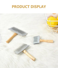 Load image into Gallery viewer, Pet Cat and Dog Grooming Supplies: Hair Remover Brush, Wood Combs, Flea Comb for Shedding