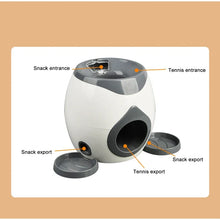 Load image into Gallery viewer, Dog Tennis Ball Treat Dispenser Smart Interactive Dog Toy with Reward System for Puppy Behavior Training Indoor Exercise