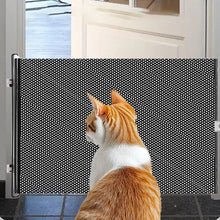 Load image into Gallery viewer, Dog Gate Retractable Pet Safety Gate Wide Pet Isolation Gate Indoor Mesh Fence for Dogs And kitten for Doorway Stairs Balcony