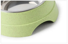 Load image into Gallery viewer, Double Pet Bowls Dog Food Water Feeder Stainless Steel Pet Drinking Dish Feeder Cat Puppy Feeding Supplies Small Dog Accessories