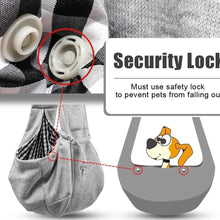 Load image into Gallery viewer, Dog Carrier Sling - Hand-Free Dog Carriers for Small Dogs and Cats, Puppy Sling Carrier Purse Pocket, Travel Safety Harness