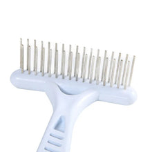 Load image into Gallery viewer, Grooming Tools for Dog: Rake Comb to Remove Short and Long Hair Fur Shedding, White Pet Dog Supplies