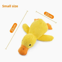 Load image into Gallery viewer, Dog~toy plush companion sleeping duck bite resistant teeth grinding sound relief duck sound toy