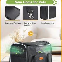 Load image into Gallery viewer, Cat Carrier Soft Portable Pet Carrier for Small Medium Cats Dogs Puppy up to 14lbs Airline Approved Dog Carrier