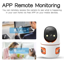 Load image into Gallery viewer, 15MP Security WIFI Camera Three Screen Pan&Tilt PTZ Cameras Baby Pet Monitor Human Tracking Two-way Audio Color Night Vision Cam