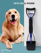 Load image into Gallery viewer, Dog Pooper Scooper Pet Long Handle Jaw Poop Scoop Picker Excrement Collector Clean Tools Outdoor Foldable Animal Feces Cleaner