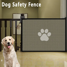Load image into Gallery viewer, Dog Gate for Stairs - Pet House Screen Door with 4 Hooks, Indoor Safety Fence Barrier, Stairway Pet Gate for Dogs Cats