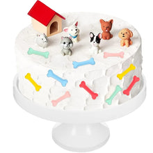 Load image into Gallery viewer, 18pcs Pet Dog Birthday Cake Decoration Set Puppy Figurines Cupcake Toppers Dog Bone Kennel Happy Birthday Cake Topper Supplies