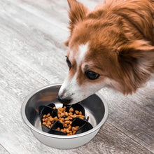 Load image into Gallery viewer, Pet Bowl Slow Feeder | Silicone Dog Slow Feeder Bowl Large Breed | Pet Slower Food Feeding Dishes Interactive Bloat Stop Dog Bow