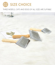 Load image into Gallery viewer, Pet Cat and Dog Grooming Supplies: Hair Remover Brush, Wood Combs, Flea Comb for Shedding