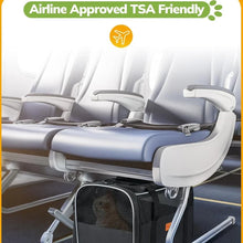 Load image into Gallery viewer, Cat Carrier Soft Portable Pet Carrier for Small Medium Cats Dogs Puppy up to 14lbs Airline Approved Dog Carrier