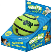 Load image into Gallery viewer, Dog Toy Wobble Wag Giggle Ball Getting Dog Attention Toy Fun Giggle Sounds When Rolled or Shaken Pets Know Best As Seen On TV