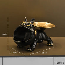 Load image into Gallery viewer, Home Decoration Handsome Bulldog Statue Dog Statue Tray Series Multi Functional Storage Home Decor