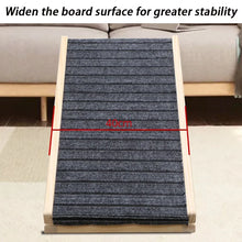 Load image into Gallery viewer, Foldable Small Dog Ramps Solid Wood Pine Stairs High Bed Dog Ramps Car Door Outdoor Pets Straight Ladder Climbing Pet Supplies