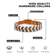 Load image into Gallery viewer, Dog Fashion Collar For Ladies Handmade Design Pet Colorful Neck Ring Small Medium and Large Dogs Lead-collar Wear Supplies