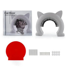 Load image into Gallery viewer, Pet Cat Dog Door Hole Access Direction Controllable Toy For Pet Training Dog Cats Kitten ABS Pet Gate Door Kit with Clean Brush