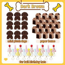 Load image into Gallery viewer, 12-80Set Mini Plush Puppy Stuffed Dogs with Keychain, Adopt A Pet Dog Party Favors Goodie Bags, Animals Bulk Gift Toys