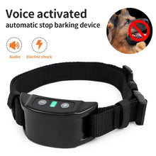 Load image into Gallery viewer, Dog Training Collar Anti-barking Collar Automatic Anti Bark Dog Collar USB Rechargeable Dog Trainer Electric Shock Beep