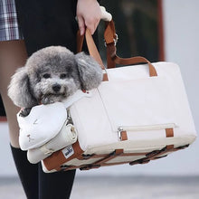 Load image into Gallery viewer, Pet Dog Car Seat Cat Carrier Booster Seat on Armrest Travel Bags for Cats Dogs with Easy Carrying Strap Travel Car Carrier