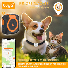 Load image into Gallery viewer, Mini 4G GPS Tracker for Dogs Cats with Health Monitor GPS Dog Fence Waterproof Works with Any Collar Android iOS Universal