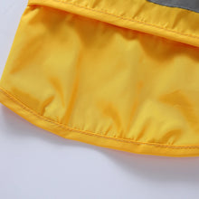 Load image into Gallery viewer, Pet Raincoat Cartoon Pattern Reflective Hoodie Dog Outdoor Waterproof Jacket Coat Harness Puppy Sports Walking Onesie Clothes