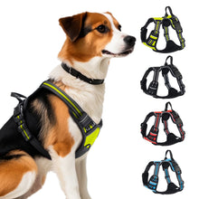 Load image into Gallery viewer, Dog Harness with Handle for Large & Medium Dogs, Breathable Padding Safety Pet Vest Outdoor dog walking harness