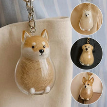 Load image into Gallery viewer, Clear Puppy Hair Memorial Pet's Dog Fur Container DIY Pendant Keychain Decor Pet Lovers Home Display Gifts