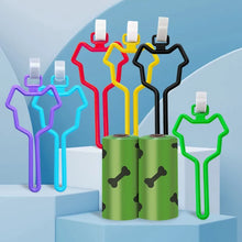 Load image into Gallery viewer, Dog Poop Bag Holder Pet Waste Carrier Clip Hands-Free Dog Leash Dispenser Outdoor Walking Puppy Poop Bags Clip Easy To Carry