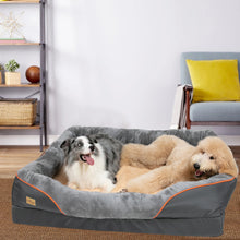 Load image into Gallery viewer, Large Dog Bed Soft Comfortable Anti Allergy Warm Fleece Removable Washable Cover Pet Bed Waterproof